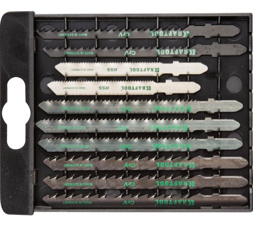 159590-H10 Набор полотна KRAFTOOL для эл/лобзика по дереву,ДСП,фанере