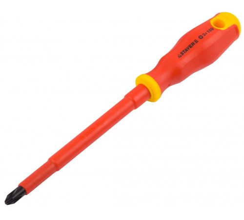 25142-3-15_z01 Отвертка STAYER PROFIL ELECTRO диэлектрическая до 1000В, PH3x150мм