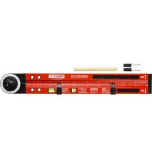 34740 Уровень-угломер 500мм ЗУБР Мастер складной,2 ампулы (1 поворотная),точность 1мм/м