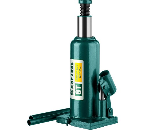 43462-8_z01 Домкрат KRAFTOOL 8 т бутылочный гидравлический 228-450мм KRAFT BODY