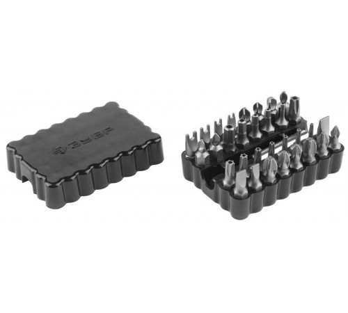 26046-Н33 Набор ЗУБР 33 пред.: биты cпециальные с магнитным адаптером, хромованадиевая.сталь