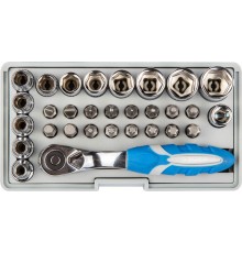 26054-Н31 Набор ЗУБР Эксперт 30 пред.: трещотка,биты и торцовые головки