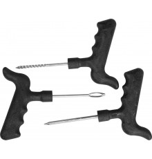 43270-Н3 Набор STAYER MASTER для ремонта бескамерных шин: шило, игла, рашпиль, 3 шт