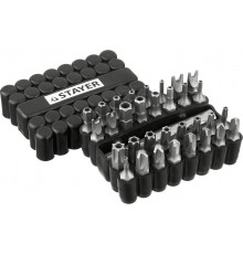 Набор бит STAYER с магнитным адаптером 33шт 26084-H33