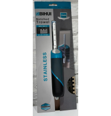 PTSH06 Металлический зубчатый шпатель BIHUI 320х120 6мм