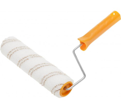 0343-24 Валик малярный STAYER МИКРОВОЛОКНО в сборе, бюгель 6мм, 40х240мм, ворс 9мм