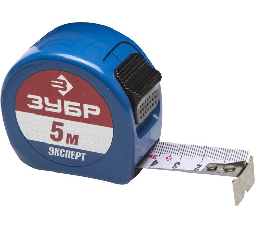 34058-05-25 Рулетка ЗУБР ударопрочная Alu+ 5м х 25мм