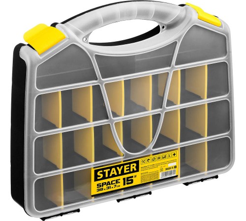 38038-15_z01 Органайзер STAYER SPACE-15 пластиковый