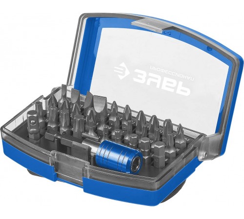 26394-Н32 Набор ЗУБР: Биты ПРО-32, Cr-Mo, в боксе