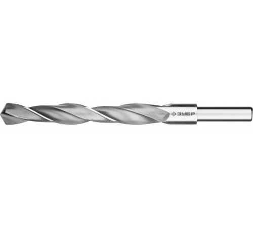 29621-14 Сверло по металлу ЗУБР ПРОФ-В 14,0х160мм,проточенный хвостовик,сталь Р6М5,класс В