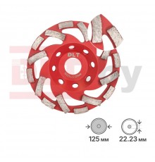 Диск алмазный DLT FAN TOP 125мм 1419
