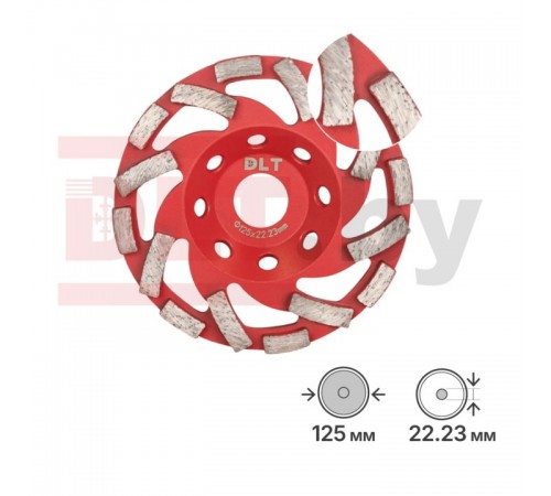 Диск алмазный DLT FAN TOP 125мм 1419