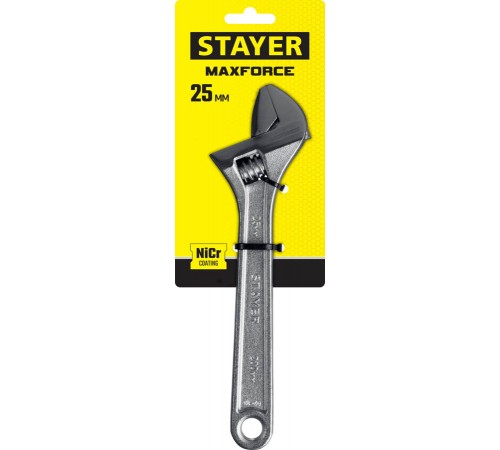 2725-20_z01 Ключ разводной STAYER MAX-Force 200/25мм