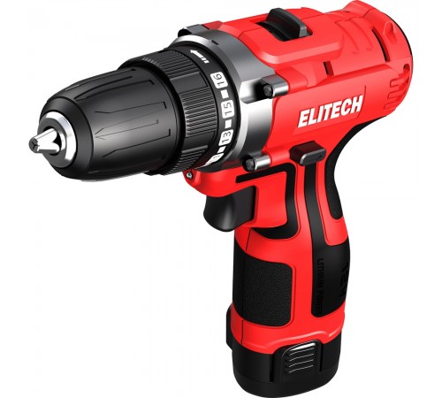 Дрель аккумуляторная Elitech ДА 12Л2 (2,0Ач)