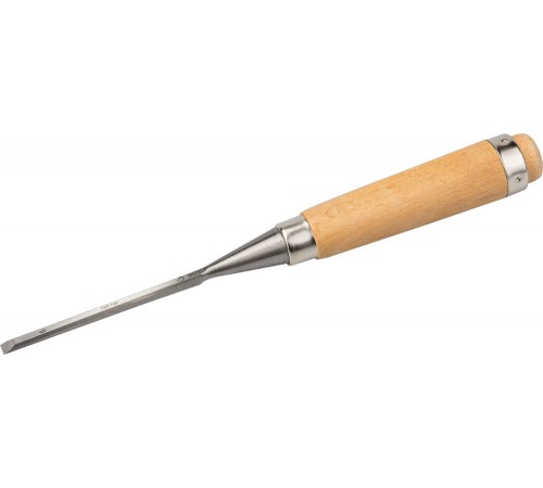 18096-06 Стамеска-долото ЗУБР Классик с деревянной рукояткой, 6 мм
