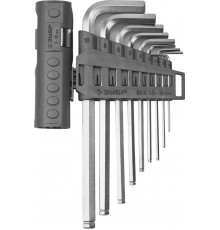 ЗУБР 9 шт., Cr-V, ключи имбусовые в наборе 2745-31-2_z01