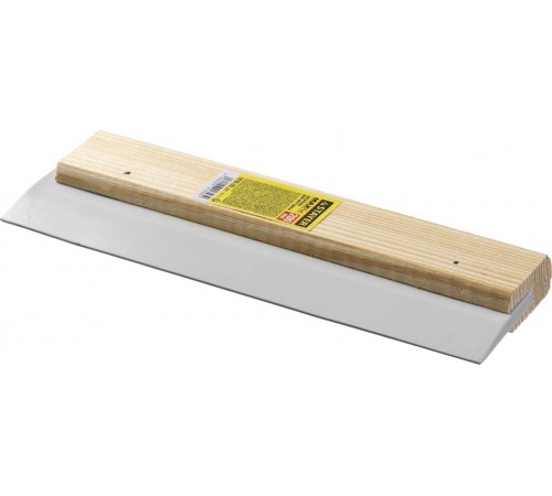 Шпатель  резиновый STAYER MAXFlat, 200 мм, эластичный, деревянная ручка, белый 1018-20_z01