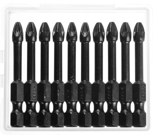 26023-2-50-S10 Биты ЗУБР ПРОФИ PZ2, 50мм