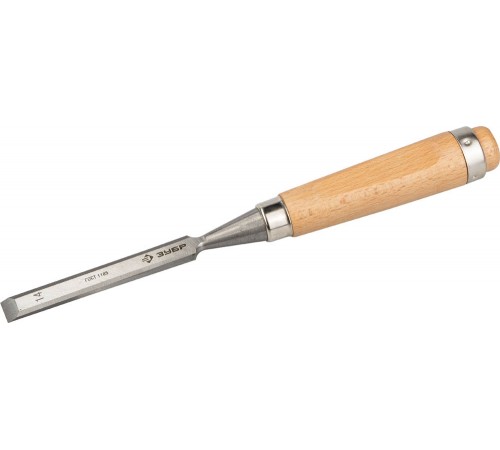 18096-14 Стамеска-долото ЗУБР Классик с деревянной рукояткой, 14 мм