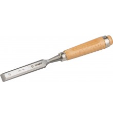 18096-22 Стамеска-долото ЗУБР Классик с деревянной рукояткой, 22 мм