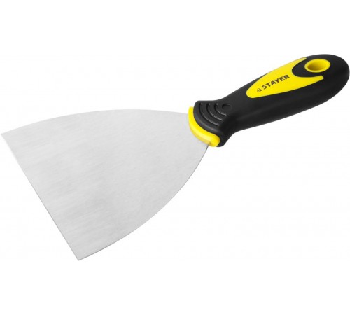 10041-12 Шпатель STAYER MASTER, нержавеющее полотно, 2к ручка, 120 мм