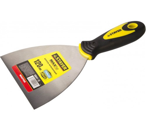 10041-12 Шпатель STAYER MASTER, нержавеющее полотно, 2к ручка, 120 мм