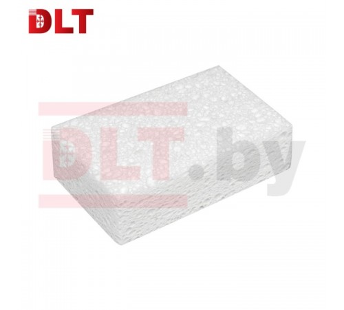 Губка целлюлозная универсальная DLT 165x100x50мм, белая 3742