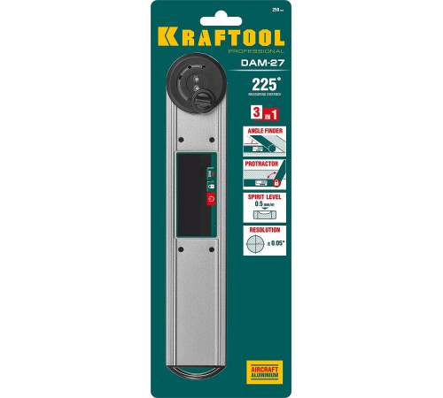 Угломер электронный KRAFTOOL DAM-27 250мм 34684