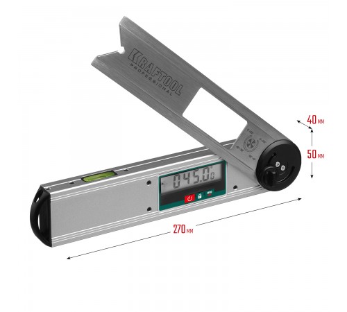 Угломер электронный KRAFTOOL DAM-27 250мм 34684