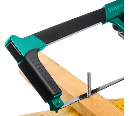 KRAFTOOL GRAND ,образивная ручка ,полотно BI-Metal,Ножовка по металлу 300мм, 15801_z02