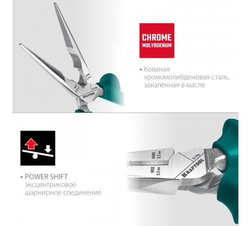 22011-3-20_z01 Тонкогубцы KRAFTOOL 200 мм