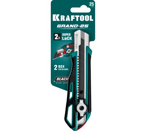 09190 Нож KRAFTOOL GRAND-25, лезвие 25мм