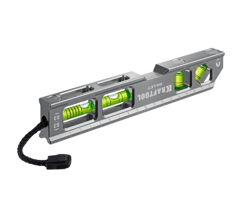 34790 Уровень магнитный KRAFTOOL Billet магнитный 8-в-1 20см