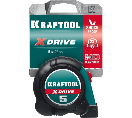 34122-05-25_z02 Рулетка KRAFTOOL X-Drive 5м х 25мм