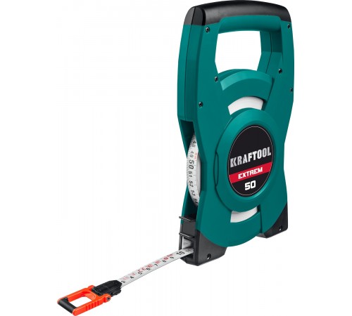 34185-50 Мерная лента KRAFTOOL EXTREM 50м геодезическая, стальная