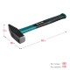 2007-08 Молоток слесарный KRAFTOOL Fiberglass 800г