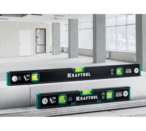 34781-80 Уровень KRAFTOOL с зеркальным глазком 800 мм