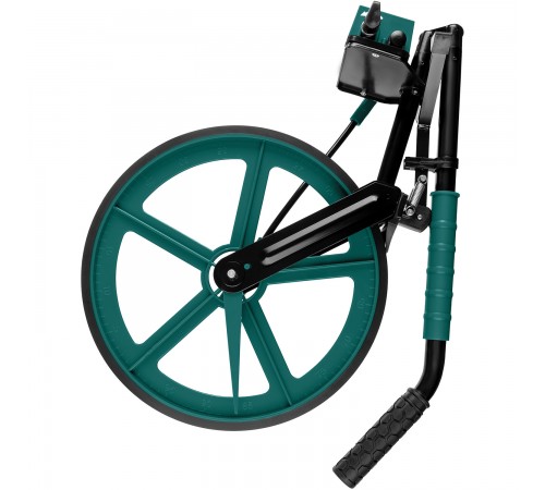 Курвиметр KRAFTOOL 0.1-99999.9 м, измерительное колесо с металическим шасси и рукояткой 34756