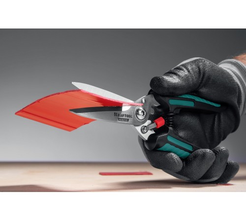 23201 Ножницы многофункциональные KRAFTOOL Alligator 200мм прямые технические