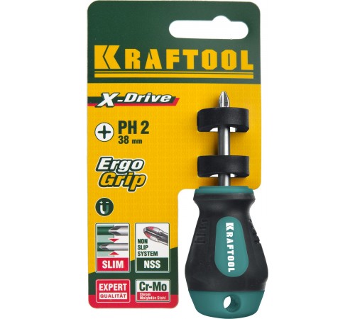 250072-2-038 Отвертка KRAFTOOL X-Drive PH2x38