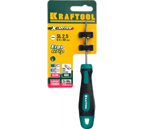 250071-2.5-060 Отвертка KRAFTOOL X-Drive SL2.5x60