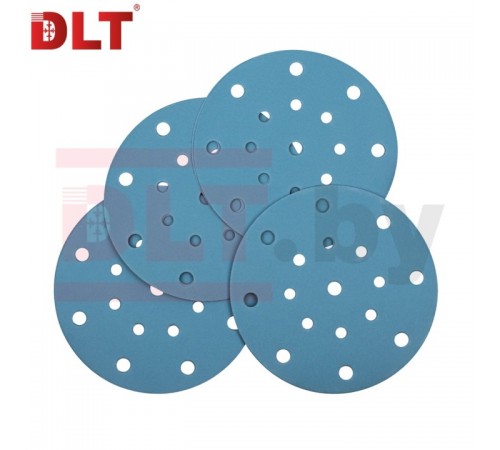 3031 Круг шлифовальный DLT GrandFlex BLUE-CERAMIC, P240, 150мм, 10шт. в упаковке, (бумага, керамика
