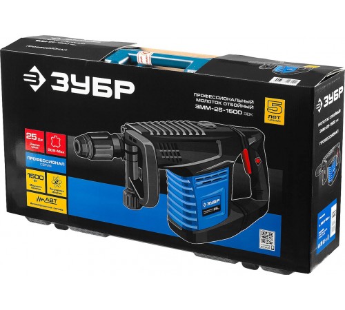 Отбойный молоток ЗУБР Профессионал ЗММ-25-1500 ЭВК