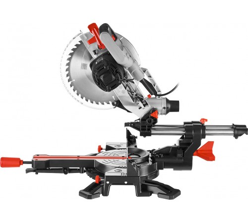 Пила торцовочная ЗУБР ЗПТ-255-1800 ПЛ с протяжкой, 255*30мм, 1800Вт