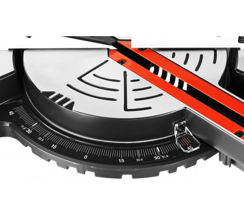 Пила торцовочная ЗУБР ЗПТ-255-1800 ПЛ с протяжкой, 255*30мм, 1800Вт