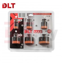 3867 Набор алмазных коронок для плитки DLT MAX №22 (25/35/40/50/60/68мм)