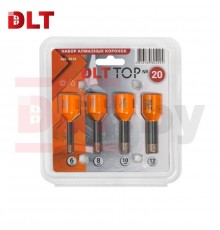 3614 Набор алмазных коронок для плитки DLT TOP №20