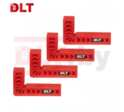 Набор угольников столярных пластиковых DLT 80х50 мм (4 шт.) 86304