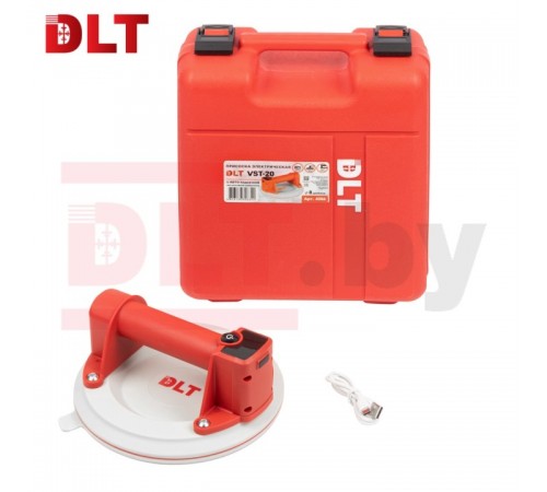 Присоска электрическая DLT VST-20 для рельефной плитки с АВТО подкачкой, арт. 4356