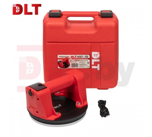 Присоска электрическая DLT VST-70 для рельефной плитки с АВТО подкачкой, арт. 3530